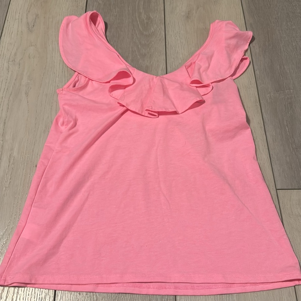 GUC Lilly Pulitzer Ruffle tank top XS